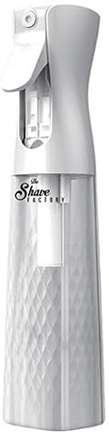 The Shave Factory Spray Bottle - Pulverizador para el cabello, botella de spray para el cabello (transparente)