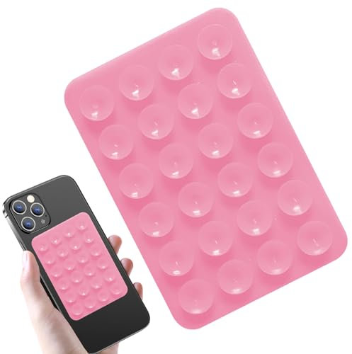 Huasean Soportes para Teléfono con Ventosa De Silicona, Soporte Adhesivo para Funda De Teléfono con Ventosa De Silicona, Ventosas, Soporte De Adherencia Fuerte para Todos Los Teléfonos Móviles