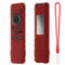Silicone Remote Cover for Samsung BN59-01432A 2023 TM 2360E Samsung Smart TV Remote Samsung Solar Panel Remote Case Cover with Lanyard (Wine red)