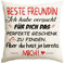 Artoid Mode Geschenk Für Freundin Kissenbezug, 45x45 cm Beste Frau Geburtstagsgeschenke Freundschaft Kissen Liebe Zierkissenbezug Cushion Cover Deko