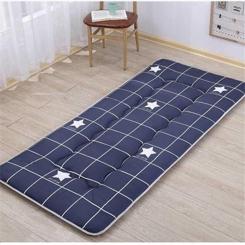 ZMIN Japanische Bodenmatratze Futon Matratze, Weiche Tragbare Isomatte Für Studentenwohnheime Einzelmatratze,E,90x200