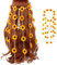 HZAOPZE Sonnenblumen Haarschmuck, Sonnenblumen Haarreif, Gänseblümchen Kranz, Floral Hippie Accessoires, Blumenkranz Haare Für Fasching, Karneval, Hochzeit, Kopfbedeckung für Fotoshootings, Gelb