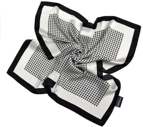 Silk Symphony BY KATHARINA Seidenschal aus 100% reiner Maulbeerseide - 90x90cm Halstuch für Damen Quadratisches Tuch mit Geschenkbox Premium