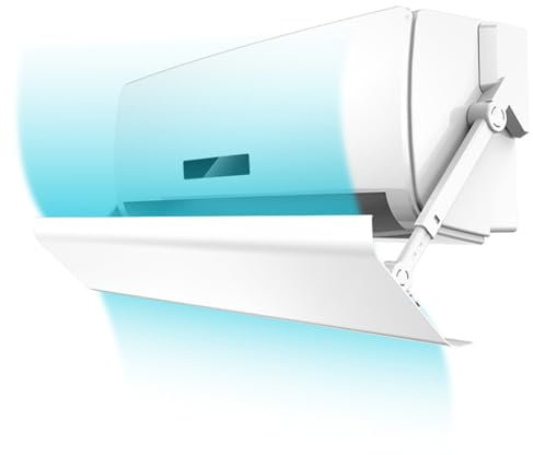 HICOOLFUN Déflecteur de Vent du climatiseur Mural, Chambre à Coucher Anti-soufflée de Sortie de Souffle, climatiseur de Salon.,84cm