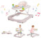 Leogreen Trotteur pour bébé 3 en 1 avec plateau d'activités musical amovible, Trotteur bébé facilement pliable, babywalker à vitesse réglable, hauteur réglable, De 6 à 18 mois