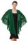 BEAUTELICATE Chal mujer Fiesta para Bodas Vestido Noche Gasa Bufanda Primavera y Verano Elegante Ligero (Emerald Green)