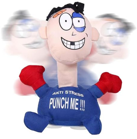 Yuemeuy Schlag Mich Schreiende Puppe, Stoffpuppe Stress Anti Stress Spielzeug, Me Stoffpuppe, Stoffpuppe Stress Schreien Nachdem Man Geschlagen Wurde, Fidget Toys Für Kinder Und Erwachsene