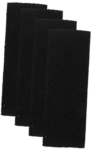 TOGEVAL 4pcs Ceiling Fan Activated Carbon Filters Ceiling Fan Filter Pads Adhesive Easy Install Home Air Purification