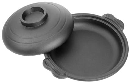 CRILSTYLEO 1 Pc Vaso di terracotta pentola argilla di gres padella antiaderente pentola antiaderente utensile da cucina per pollo brasato casseruola in ceramica Lega di alluminio