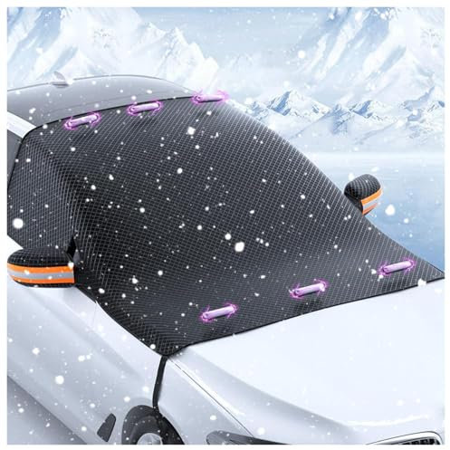NETTAY Auto Eisschutzfolien, für Smart EQ fortwo (C453) 2018-2019 Auto Windschutzscheiben Abdeckung, Eisschutzfolie Faltbare Auto Zubehör