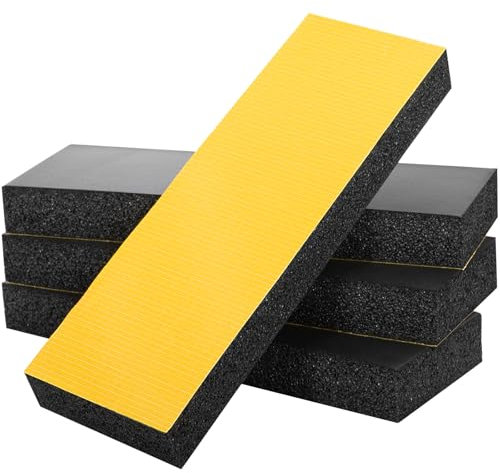 RDDAIPE 4 pcs Protector Pared Garaje, 30X10X3 cm Autoadhesivos Protector Parking Pared, Espuma Protector Puerta Coche, para Paredes de Garaje, Columna,Puertas y Parachoques Protección contra Impactos