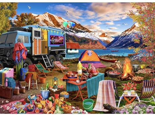 HUADADA Puzzle 1000 Teile,Klassische Puzzles, Puzzle 1000 Teile Erwachsene-Wildnisreise