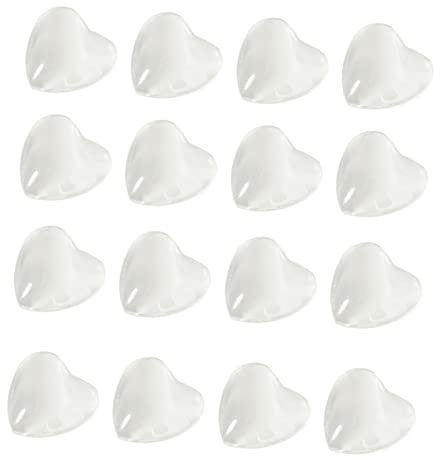 OFFIGAM 100pcs Nail Color Charts Transparent Glass Beads for Nail Polish Display for Salon Use Art Practice Showcases Colors for Professionals and Beginners