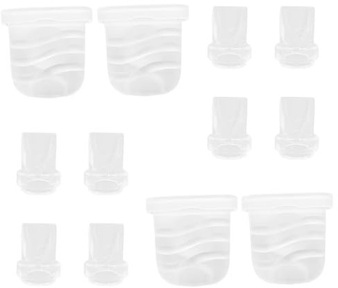 12PCS Duckbill Values Silicone Diaphragm Compatible with NCVI/Nuliie/NICEGREEN Life/Zooawa S32 Breast Pump Replacement Parts Accessories