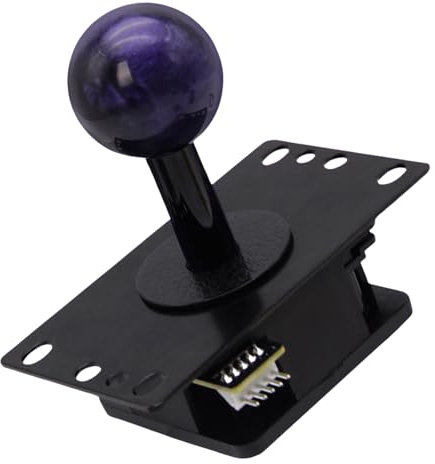 Fazvncv JCV8/JOV8S Präziser Gaming-Joystick mit leisen mechanischen Achsen und einstellbarer Empfindlichkeit, Arcade-Stick, geeignet für PC