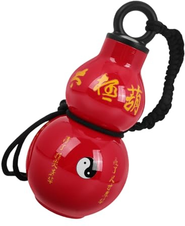 UTHCLO Botella de Agua Calabaza Roja Retro Portátil Deportiva para Gimnasio con Correa para Uso Versátil Reutilizable