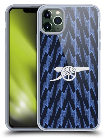 Head Case Designs Officially Licensed Arsenal FC Away 2025/26 Kit Gel Case [Military Grade Protection] Compatible With Apple iPhone 11 Pro Max