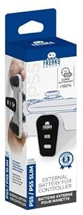 Born To Vape presente Batterie externe pour manette PS5 2500mAh-c�ble Type C - Blanc et son sticker BTV exclusif collectionnable