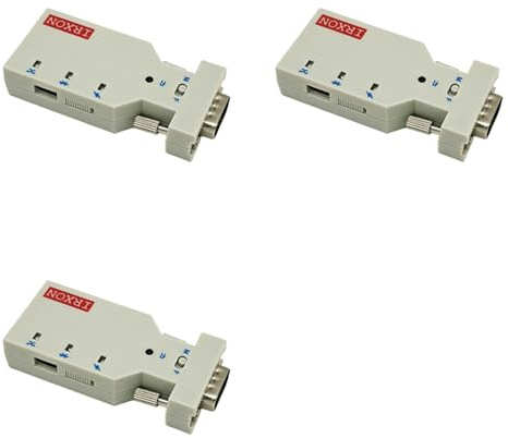 Hndhbfgrt 3X Adaptador Inalámbrico Bluetooth BT578 V3 RS232 con Conectores Macho y Hembra, Carga USB A Tipo C.