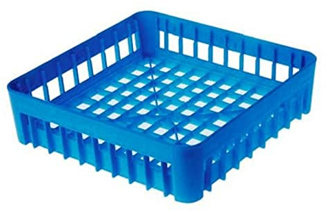 Lacor 69235 - Grundkorb 35x35x12 cm - Blau Profi-Küche Qualität | Langlebiges Profi-Utensil; entwickelt für optimale Leistung und schnelle, unkomplizierte Reinigung in der Spülmaschine
