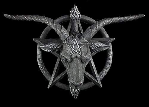 Figuren-Shop.de Wandrelief - Baphomet groß