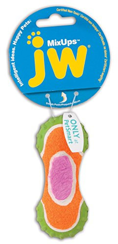 JW JW31031 Hundespielzeug Mixups Ribbed Barbell, S, 10 cm