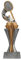 Pokal Trophäe Federball/Badminton mit Gravur ca. 21 cm hoch Größe L