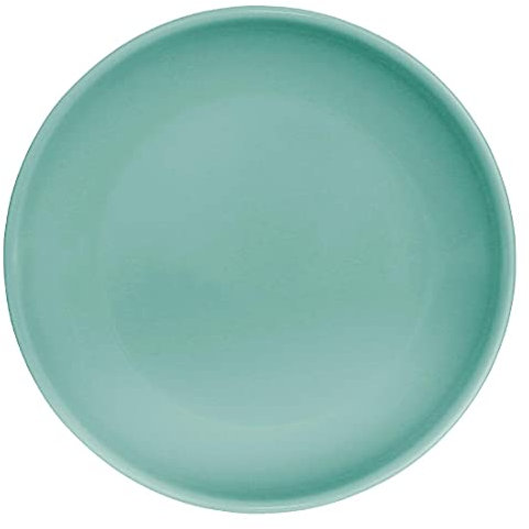 Olympia Cafe Coupe Service Plate Aqua 200mm Stoneware Restaurant Dinner 12pc