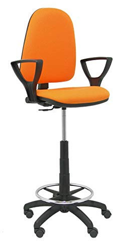 Piqueras y Crespo Taburete Ayna Bali Naranja Brazos fijos, Talla Unica