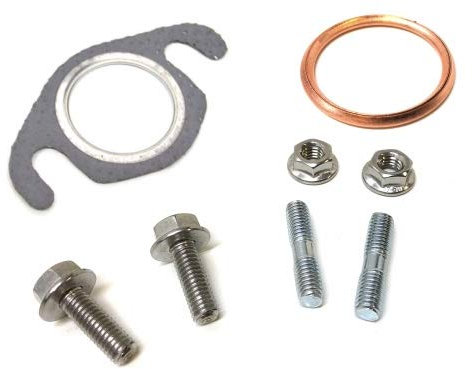 Auspuff Dichtung Set Kit 8-teilig passend für Baotian BT49QT-20C 50 2T, Rex RS 450 50 4T – Auspuffkrümmer Dichtungsset für 50ccm & 70ccm Roller