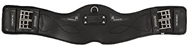 Acavallo Gel & PVC Anatomischer Kurzgurt Länge 80 cm, Farbe Schwarz