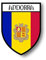 Akachafactory Aufkleber Sticker autoaufkleber Wappen Schild Flagge flaggen Fahne Andorra