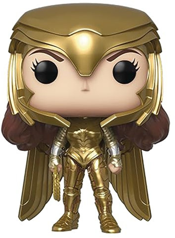 Funko POP! Heroes: WW 1984- Wonder Woman Gold Power - Metallisch - Wonder Woman 1984 - Vinyl-Sammelfigur - Geschenkidee - Offizielle Handelswaren - Spielzeug Für Kinder und Erwachsene - Movies Fans