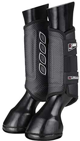 LeMieux Carbon Air XC Gamaschen Front - Size M
