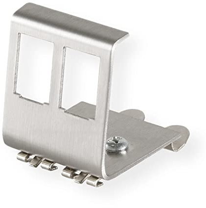 VALUE Hutschienen-Adapter unbestückt, für 2 Keystones