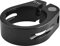 TRIWONDER Fahrrad Sattelkloben 25,4/28,6/31,8/34,9 mm, Sattelklemme Schnellspanner Sattelstütze Sattelstützenklemme für MTB und Rennrad (Schwarz - 34.9mm)