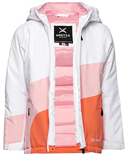 Arctix Kids Frost Insulated Winter Jacket, White, Small