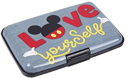 CERDÁ LIFE'S LITTLE MOMENTS - Mickey Mouse Porte Carte - Portefeuille Classique - Porte-Cartes Métallique