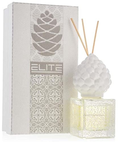 sicilia bedda - Profumatore per Ambiente - Pigna Siciliana 100 ML - Elegante e profumato complemento d'Arredo (Bianco)