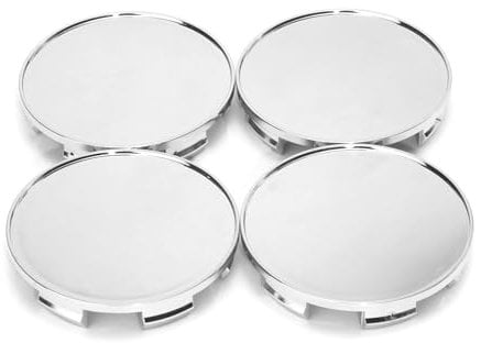 RhinoTuning 4 Stück Radnabenkappen für Nabendeckel OD 70 mm ID 64 mm, Chrom Radnabenabdeckung Geeignet für Element Odyssey C2003 15 & 16 cyl Rad, 44732-SW5A-J000 Felgendeckel