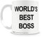 The Office Officiellement Sous Licence World's Best Boss Coffee Mug