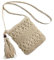 HERCHR Femmes Paille Sac à Main Paille, Femmes Paille Tissé Sac Mini été Plage Rotin Cartable Armure Sac Tricot à la Main Forme Carrée Bandoulière Sacs à Main(Blanc)