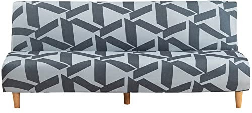 jianyana Moderner armloser Sofabezug für 2-3-Sitzer, Stretch-Passform, Sofabezüge, strapazierfähiges Spandex, elastisch, Futon S (Linie)