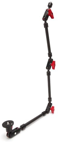 31 Tum Justerbar Artikulerande Magisk Arm, 360 Graders Rotation Ledad Arm med Anti-slip Gummikuddar, 20-80 Cm Höjdområde, Upp Till 2 Kg Kapacitet