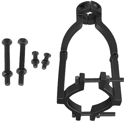 Fonowx Ganzstahlguss Vierkantbohrer Adapter Langlebig, Square Hole Drill Fixed Bracket Zwischen 38 mm Bis 55 mm, Hülse Vierkantbohrer Meißel für Bohrmaschine Vierkantbohrer, Stil F