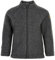 Mikk-line Walkjacke 56 Anthracite Melange | Oeko-TEX Standard 100 | Babyjacke mit Reißverschluss für Baby und Kinder | 100% Mulesing-Frei Merinowolle | Für Mädchen und Jungen | Umkehrbare Bündchen