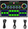 X50 Live Sound Card 12 Warm Up Sound Effects One Touch Mute USB External Sound Card DJ Mixer for Live Streaming PC Recording