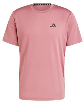 Adidas Herren Train Essentials Stretch Training Tee, preloved Crimson/Black, XL