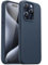 JETech Silikon Hülle für iPhone 15 Pro 6,1 Zoll, Ganzkörper Handyhülle mit Seidig-Weicher Berühren, Stoßfest Schutzhülle (Sturmblau)