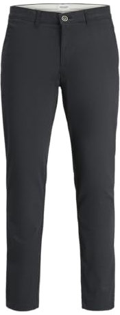 JACK & JONES Herren Jpstmarco Jjturner Chino Chinohose, Schwarz, 31W / 32L